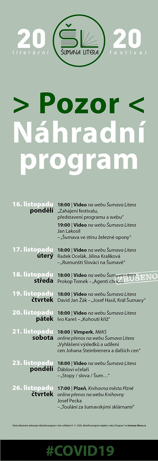 Šumava Litera 2020